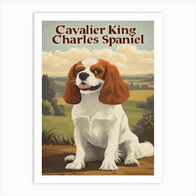 Cavalier King Charles Spaniel Art Print