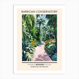 Barbican Conservatory London Parks Garden 4 Art Print