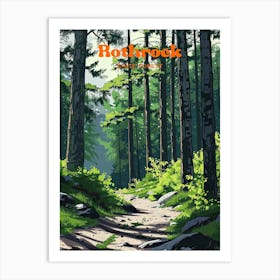 Rothrock State Forest Sightseeeing Digital Travel Illustration Art Print