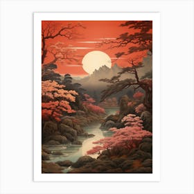 Asian Landscape 42 Art Print