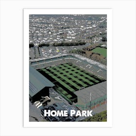 Home Park, Plymouth, Stadium, Football, Art, Soccer, Wall Print, Art Print Art Print