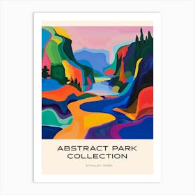 Abstract Park Collection Poster Stanley Park Vancouver Canada 5 Art Print