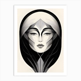 Face Of A Woman Art Art Print