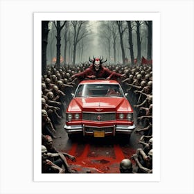 Devil'S Car Art Print