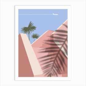 Stairway To Paradise. Boho travel art. Morocco poster — boho travel poster Art Print