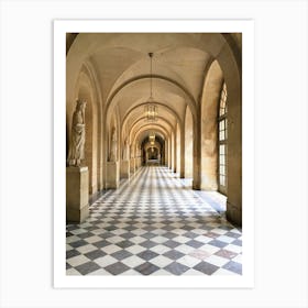 Inner Hallway Versailles (Paris Series) Art Print