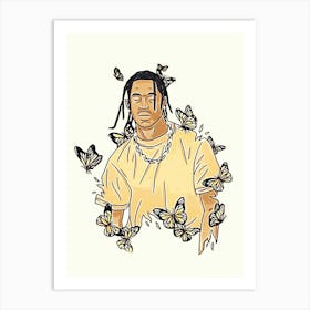 Travis Scott 37 Art Print