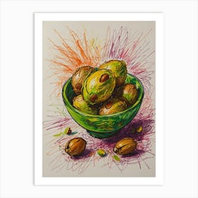 Pistachios 2 Art Print