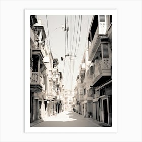 Kusadasi, Turkey, Photography In Black And White 4 Art Print