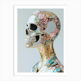 Mannequin skull 2 Art Print