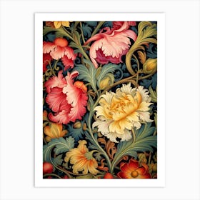 Floral Wallpaper 11 Art Print