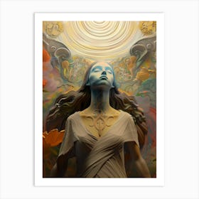 Mystical, fantastical, "Enlightened Mind" Art Print