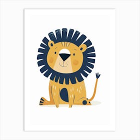 Lion Painting 7 Art Print