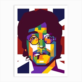 John Lennon Wpap Pop Art Art Print
