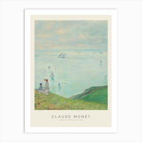 Cliffs at Pourville (Special Edition) - Claude Monet Art Print