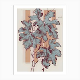 Vine Leaves Art Print