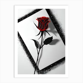 Black Rose 1 Art Print