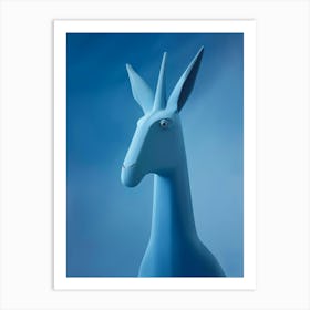 Blue Antelope Art Print