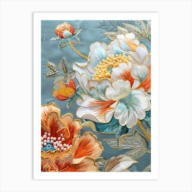 Chinese Flower Painting 86 Art Print