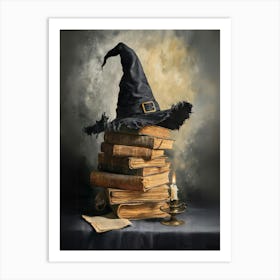 Witch Hat Canvas Print Art Print