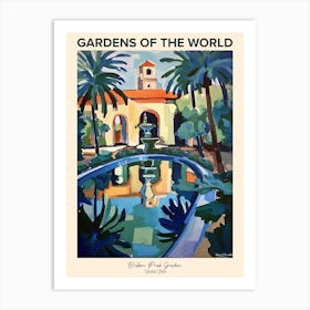 Balboa Park Garden Gardens Of The World Poster Art Print