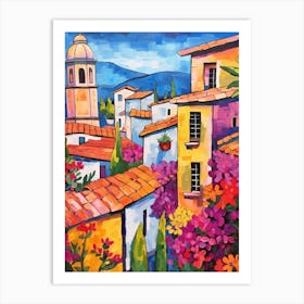 Pisa Italy Fauvist Painting Art Print