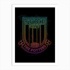 Stoke City 1 Art Print