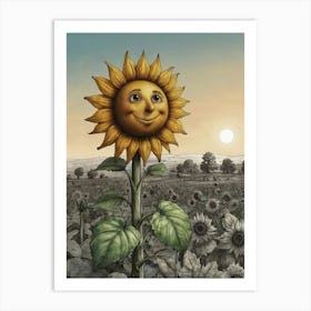 Sunflower 13 Art Print