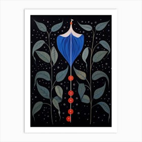 Bluebell 2 Hilma Af Klint Inspired Flower Illustration Art Print
