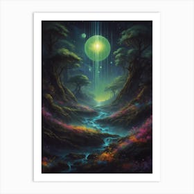 Ethereal Forest Art Print