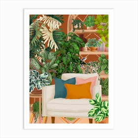 Cozy Plant Interior Art Print