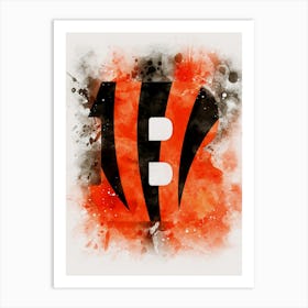 Cincinnati Bengals Painting Art Print