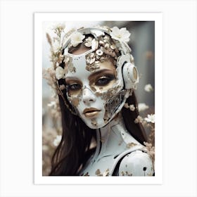 Robot Girl 4 Art Print