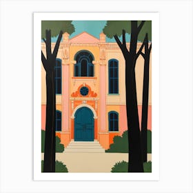 House Of Trees Art Print