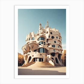 Gaudi'S House In Barcelona Art Print