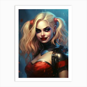 Harley Quinn Painting Art Print