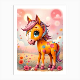 Pony Bubbles McSprinkle and the Enchanted Friendship Tree Art Print