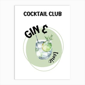 Make Mine… G&T Art Print