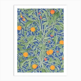 Kumquat Vintage Botanical Fruit Art Print