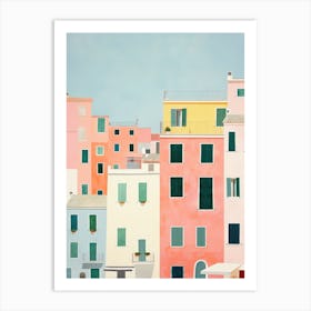 Portofino, Italy Colourful View 1 Art Print