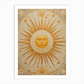 Sacred Sun Art Print