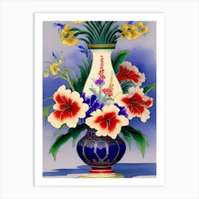 Flowers In A Vase Art Print