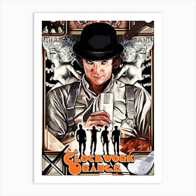 Clockwork Orange movie 3 Art Print