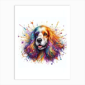 Cocker Spaniel Watercolour Art Print