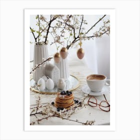 Easter Table Decor 2 Art Print