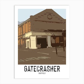 Gatecrasher, Nightclub, Sheffield, Art, Wall Print Art Print