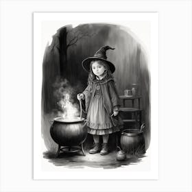 Little Witch Art Print