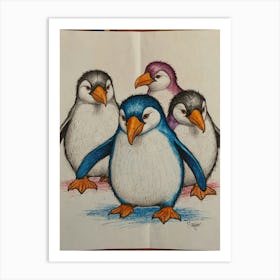 Penguins 14 Art Print