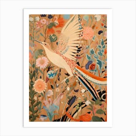Maximalist Bird Painting Hoopoe 2 Art Print