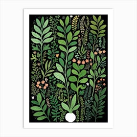 Plants And Flowers Art Print